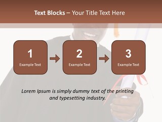 Handsome Young African American Man Holding Graduation Diploma PowerPoint Template