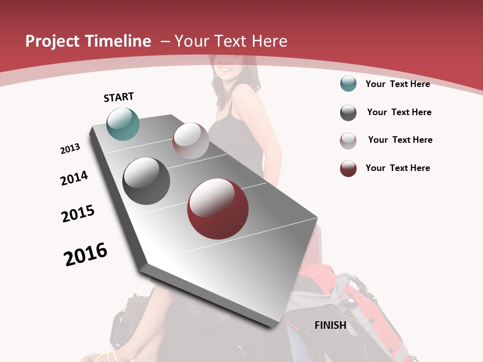 Photo Of Nine Month Baby Crying, Isolated PowerPoint Template