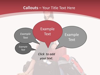 Photo Of Nine Month Baby Crying, Isolated PowerPoint Template