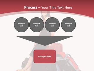 Photo Of Nine Month Baby Crying, Isolated PowerPoint Template