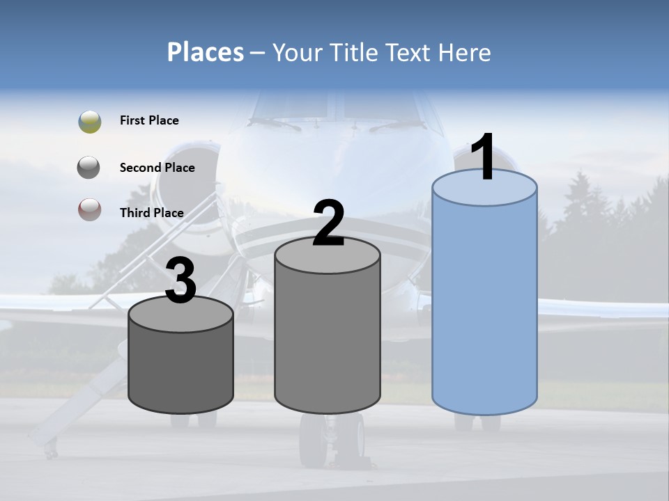 Private Jet PowerPoint Template