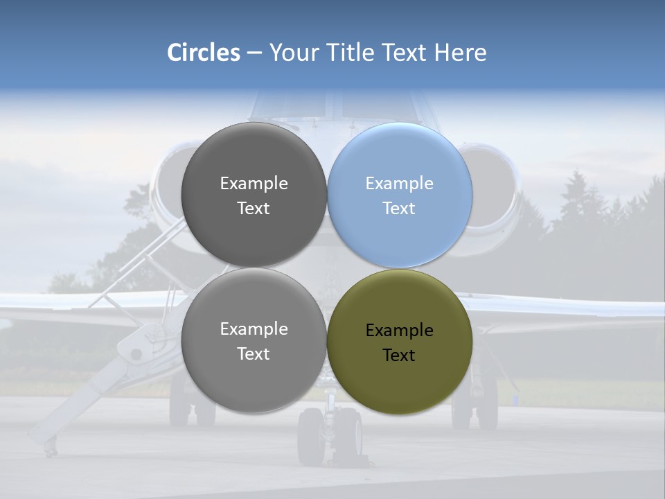 Private Jet PowerPoint Template
