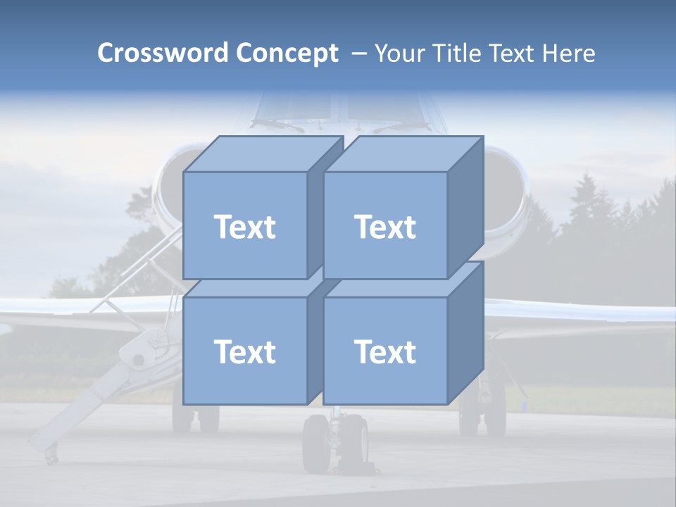 Private Jet PowerPoint Template