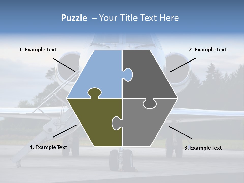Private Jet PowerPoint Template