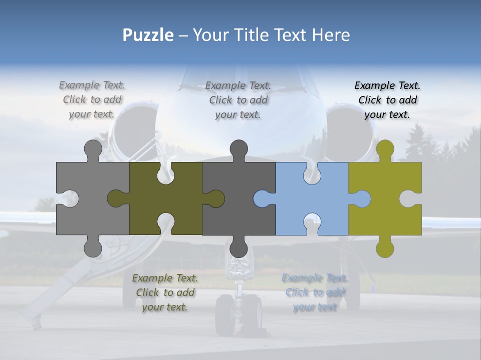 Private Jet PowerPoint Template