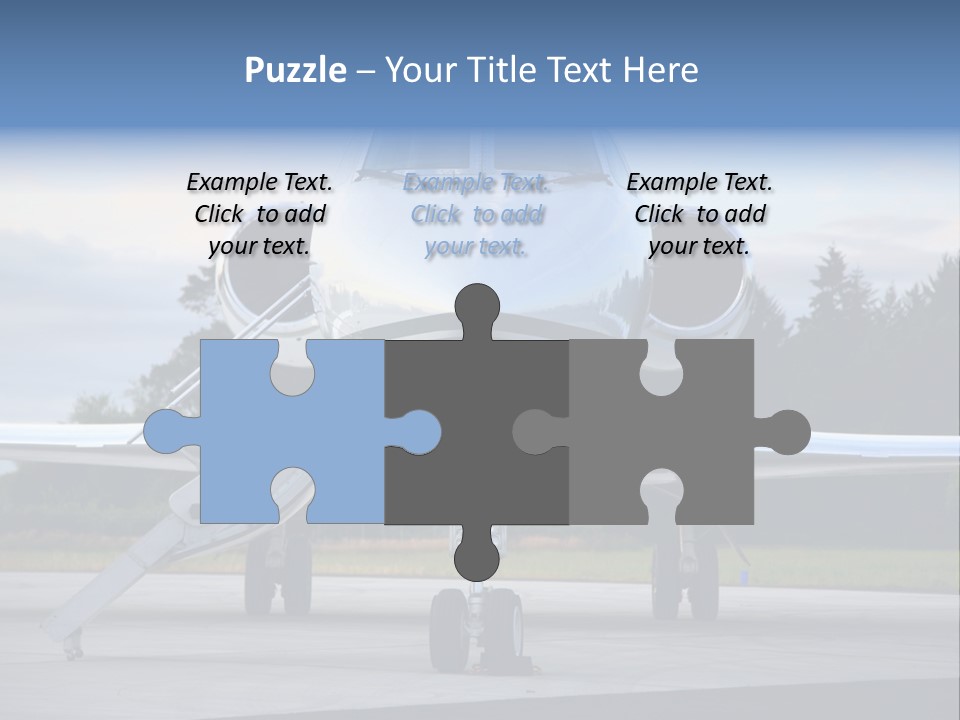 Private Jet PowerPoint Template