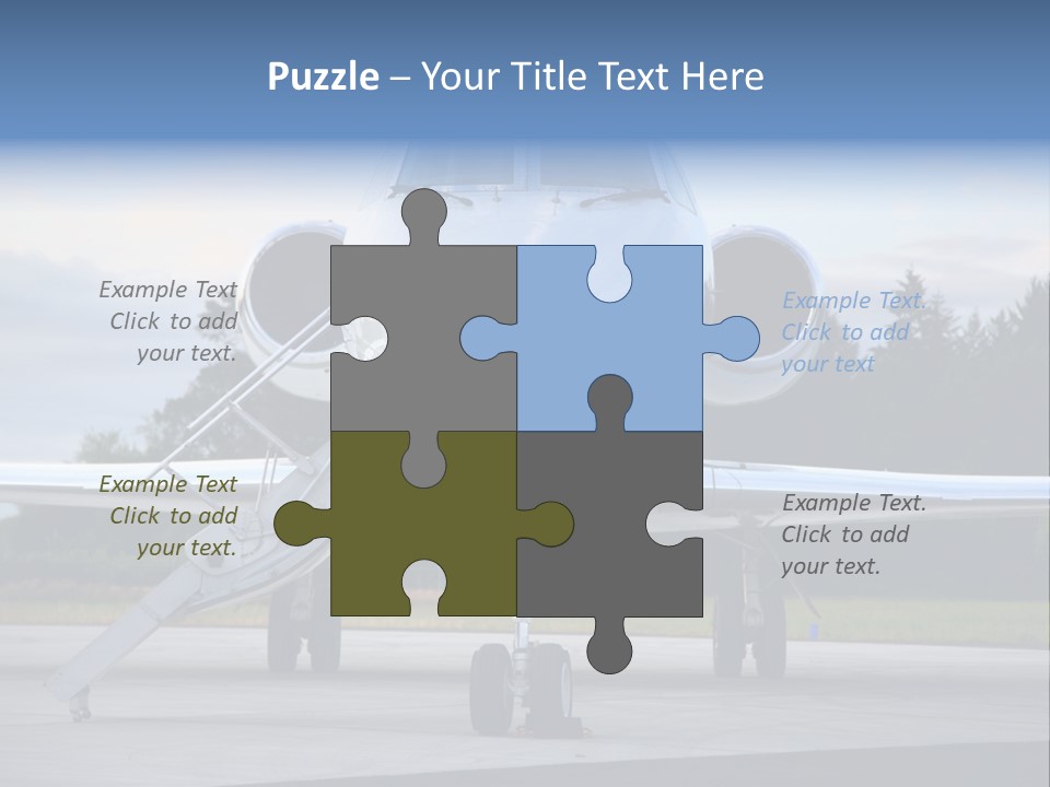 Private Jet PowerPoint Template