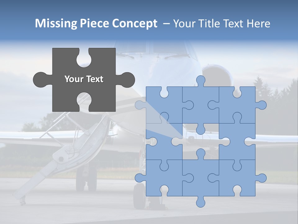 Private Jet PowerPoint Template