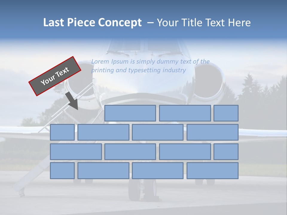 Private Jet PowerPoint Template