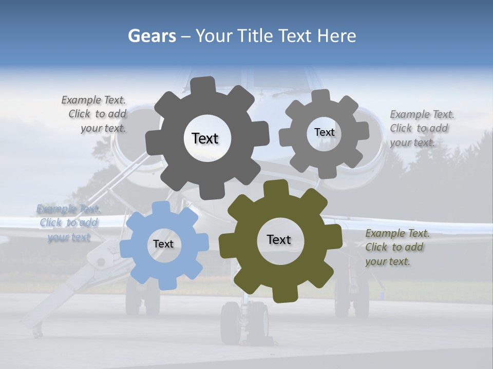 Private Jet PowerPoint Template