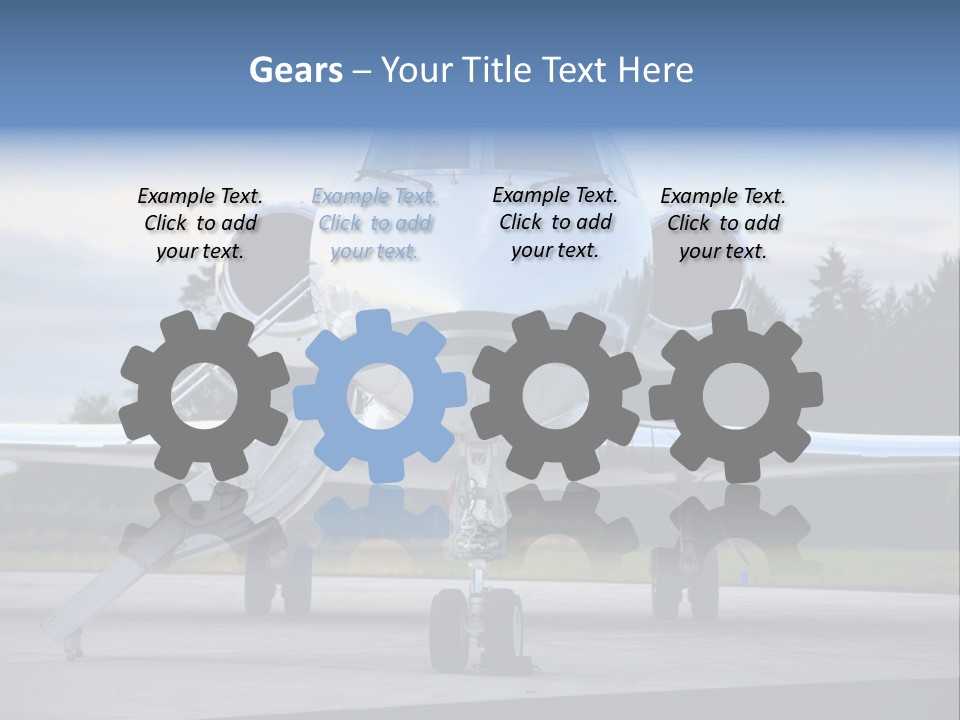 Private Jet PowerPoint Template