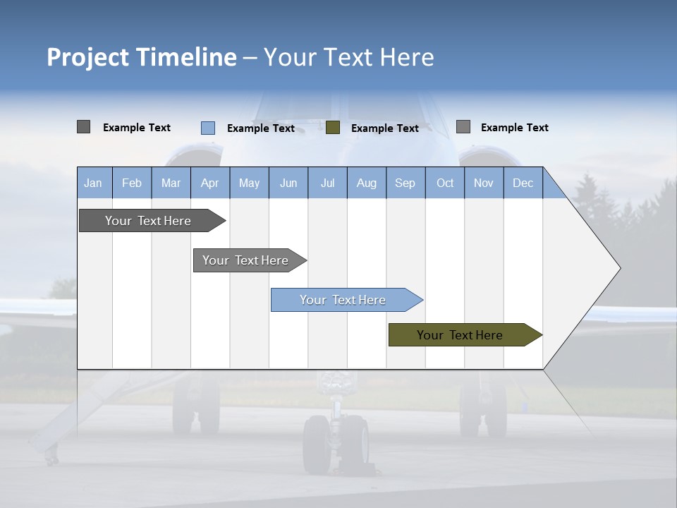 Private Jet PowerPoint Template