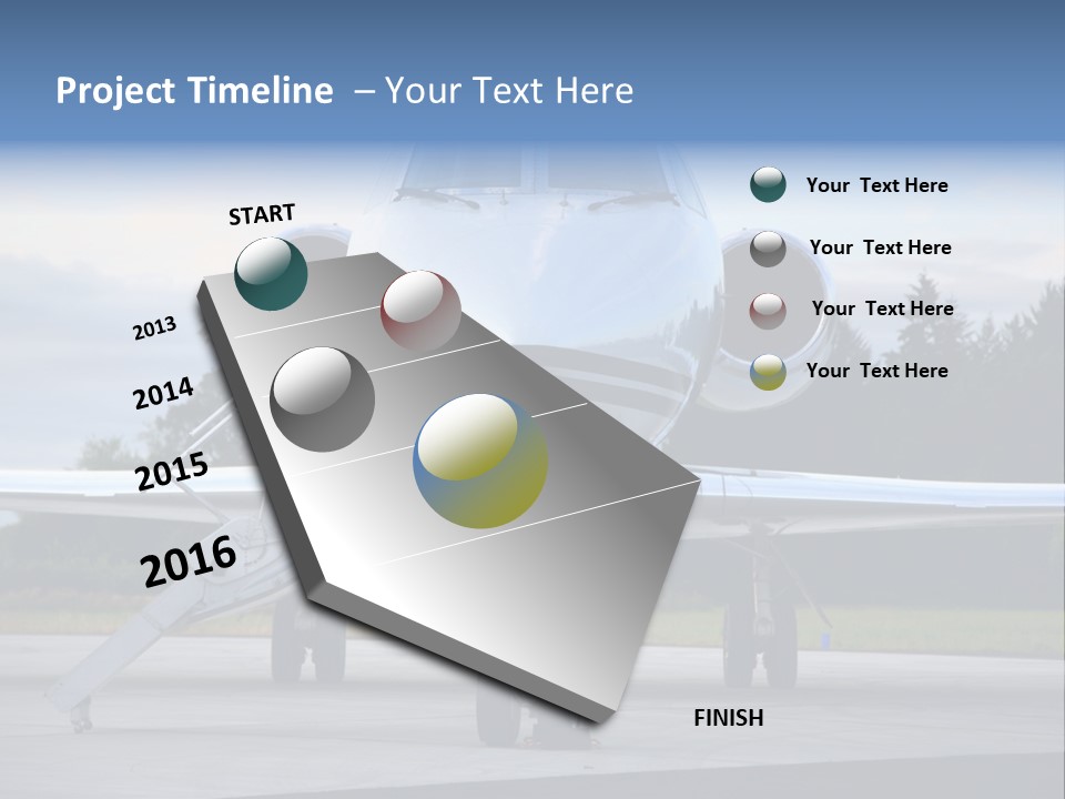 Private Jet PowerPoint Template