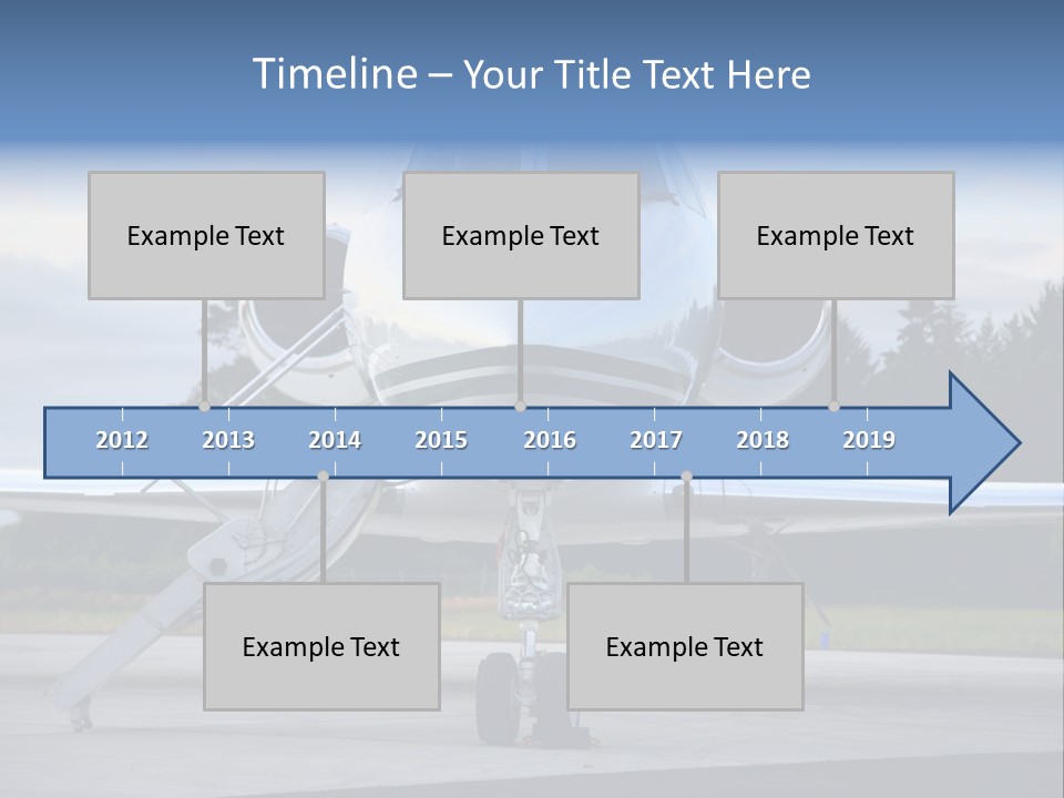 Private Jet PowerPoint Template