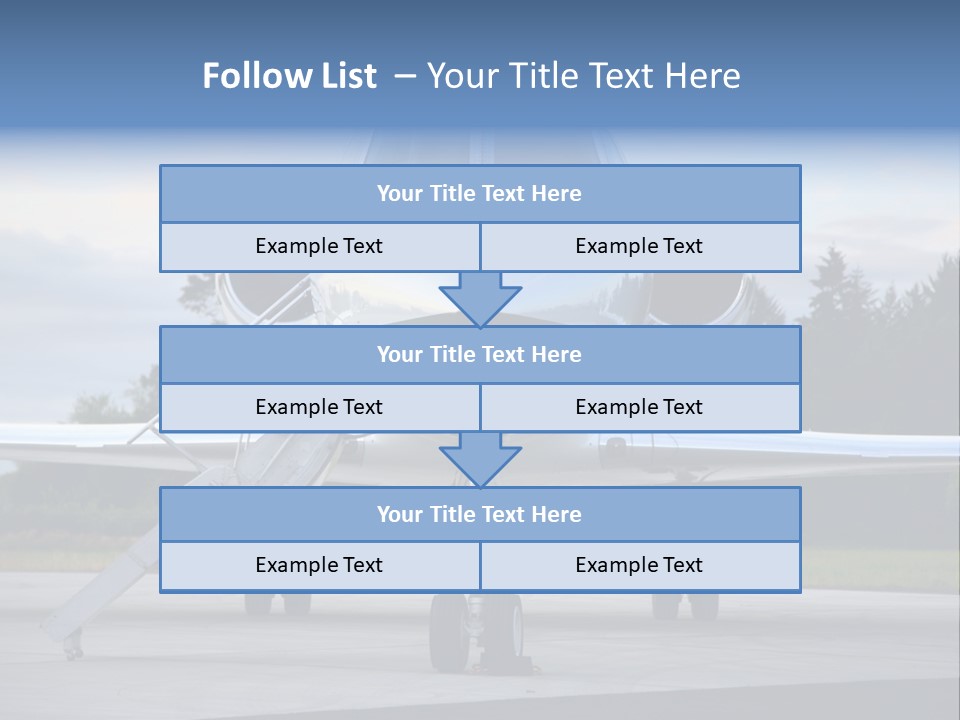 Private Jet PowerPoint Template