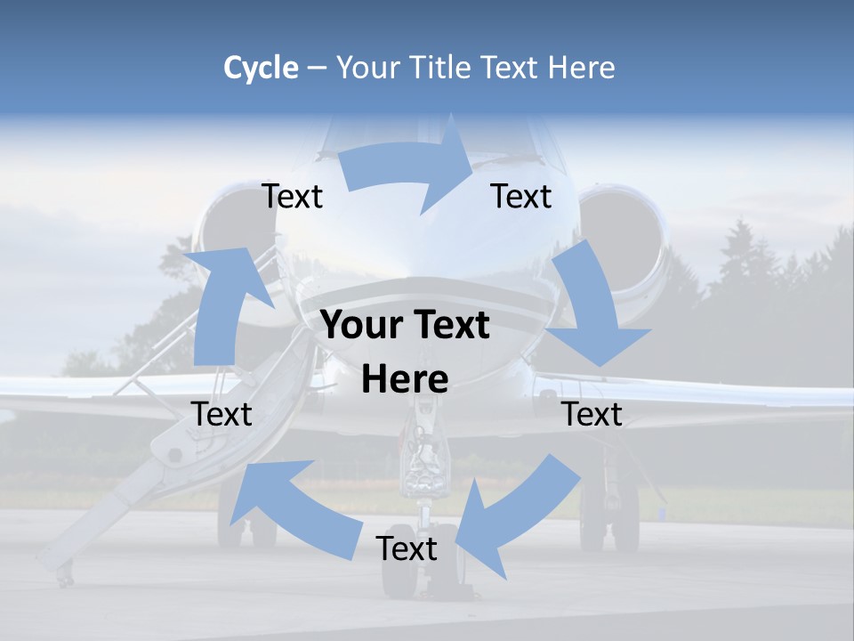 Private Jet PowerPoint Template