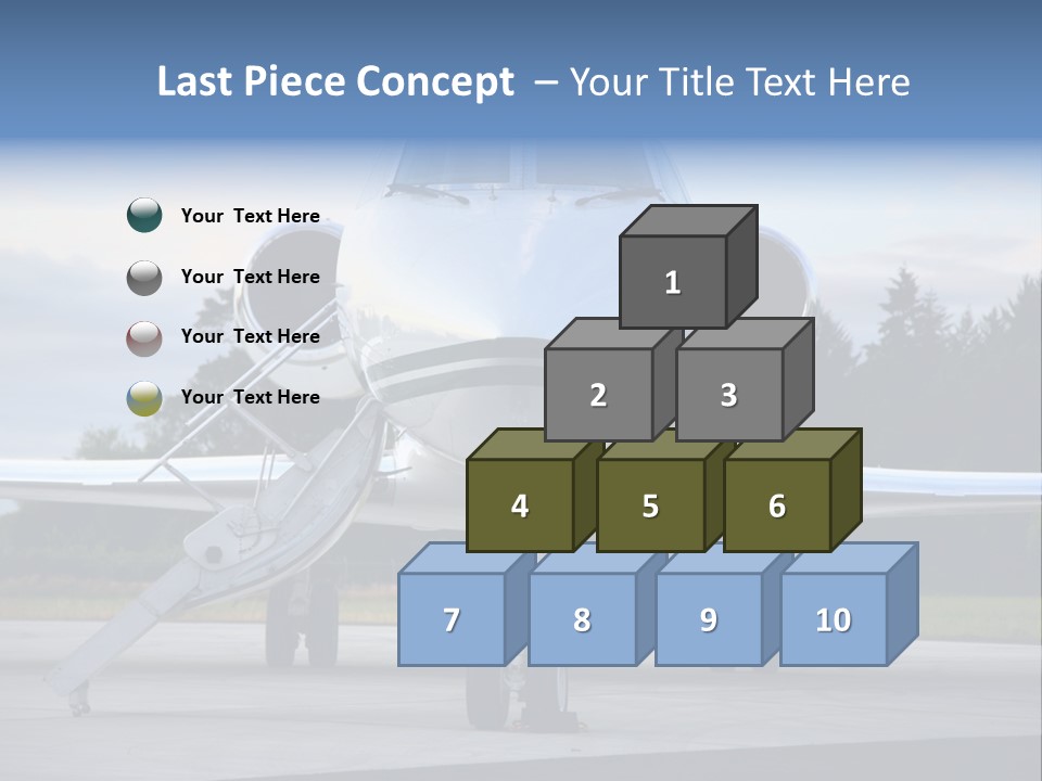 Private Jet PowerPoint Template
