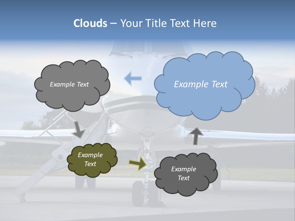 Private Jet PowerPoint Template