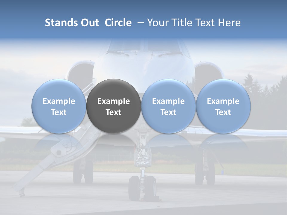 Private Jet PowerPoint Template