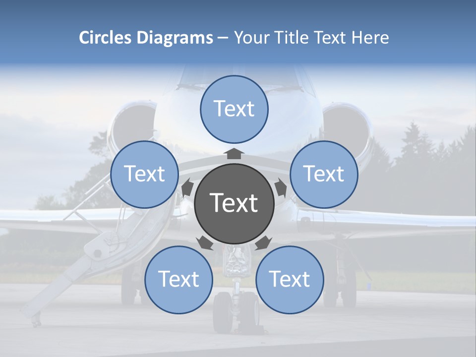 Private Jet PowerPoint Template