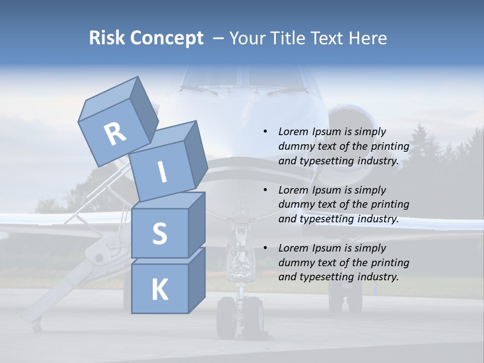 Private Jet PowerPoint Template