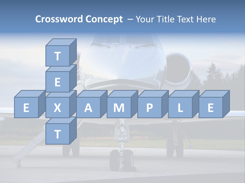 Private Jet PowerPoint Template