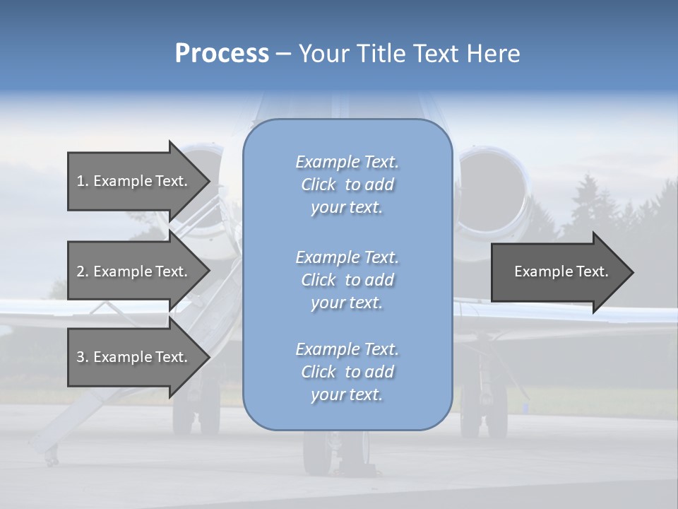 Private Jet PowerPoint Template