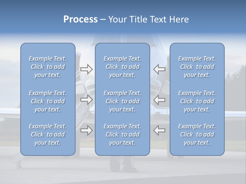 Private Jet PowerPoint Template