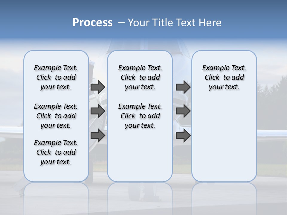 Private Jet PowerPoint Template