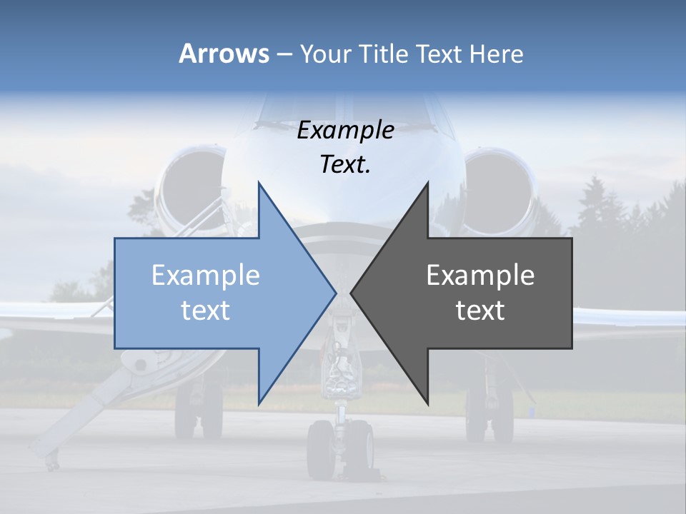 Private Jet PowerPoint Template