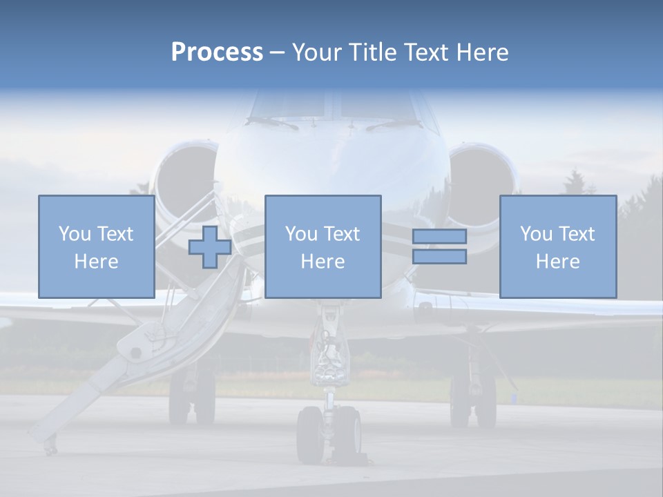 Private Jet PowerPoint Template