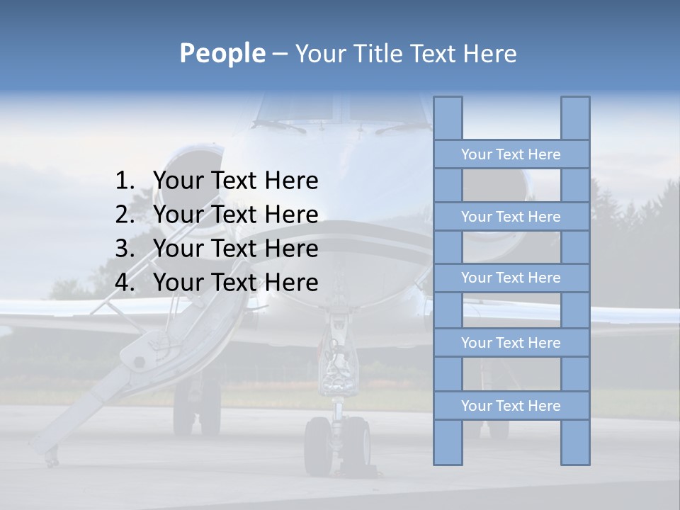 Private Jet PowerPoint Template