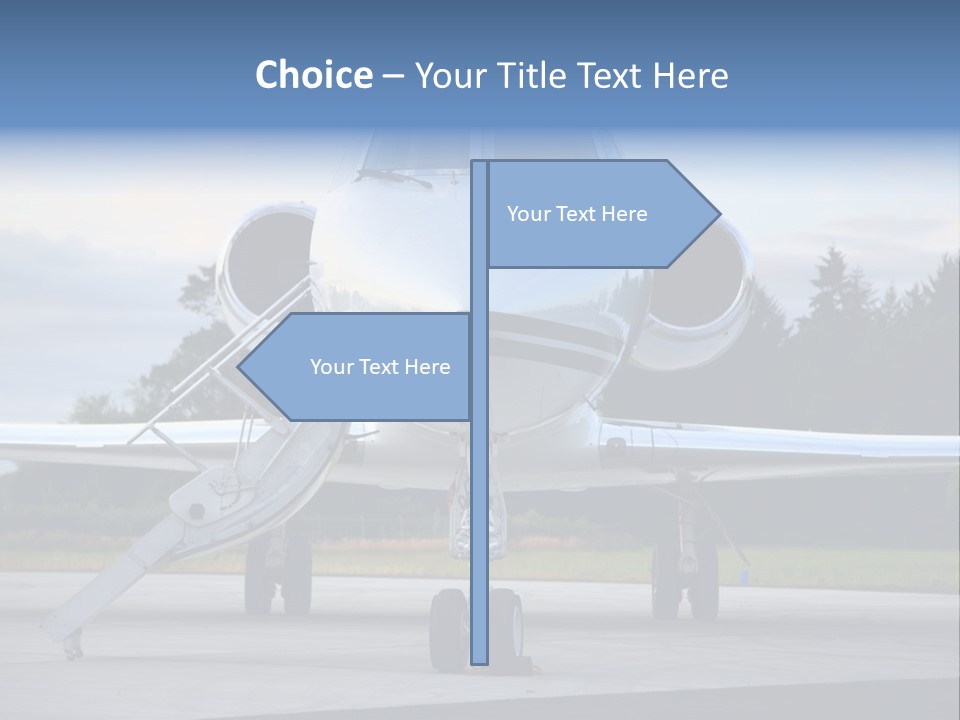 Private Jet PowerPoint Template