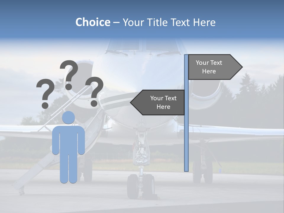 Private Jet PowerPoint Template