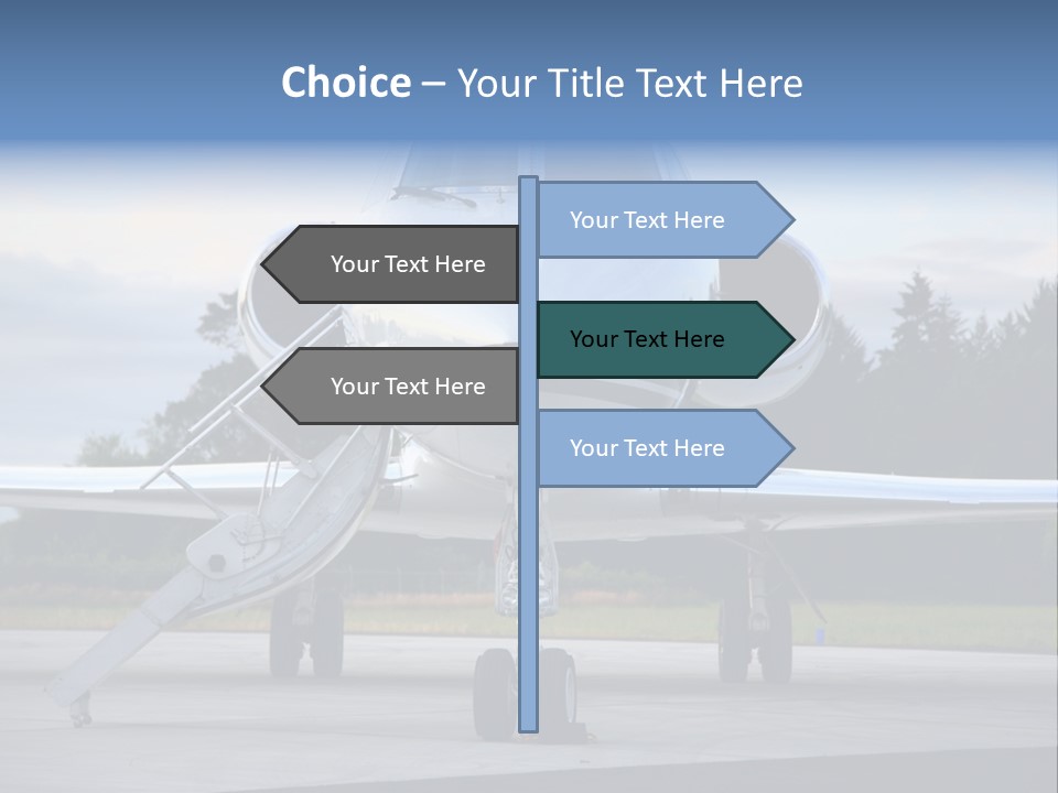 Private Jet PowerPoint Template