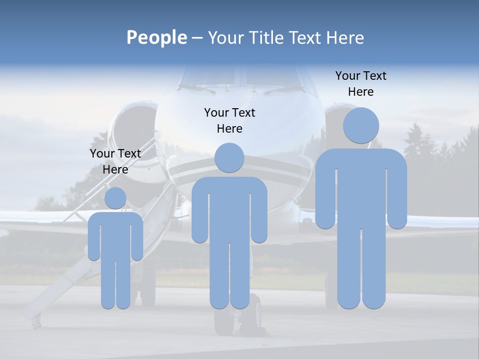 Private Jet PowerPoint Template