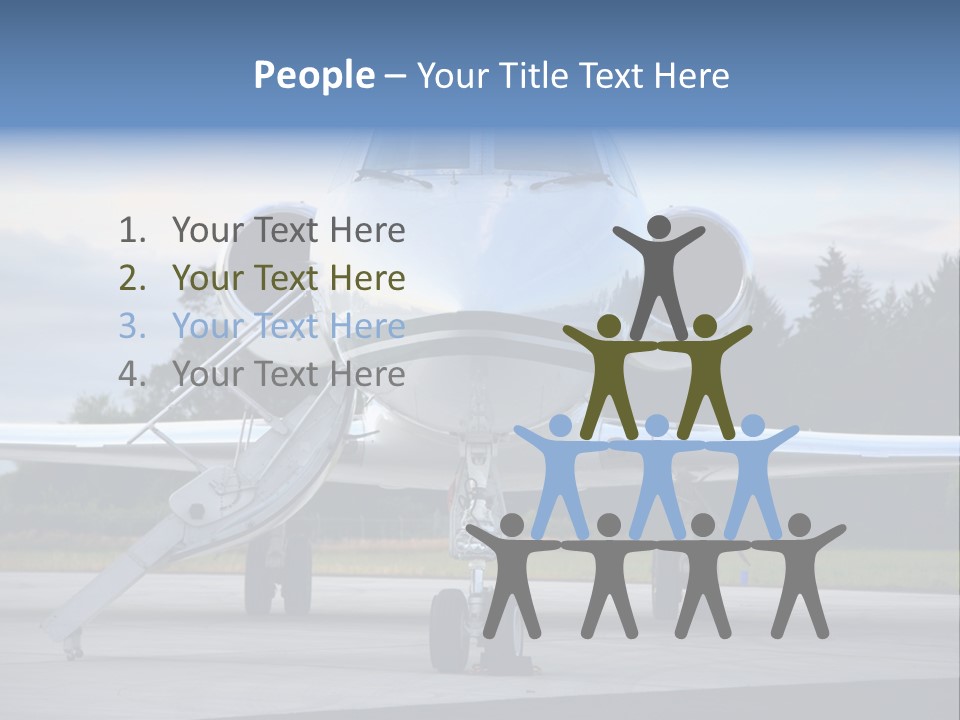 Private Jet PowerPoint Template