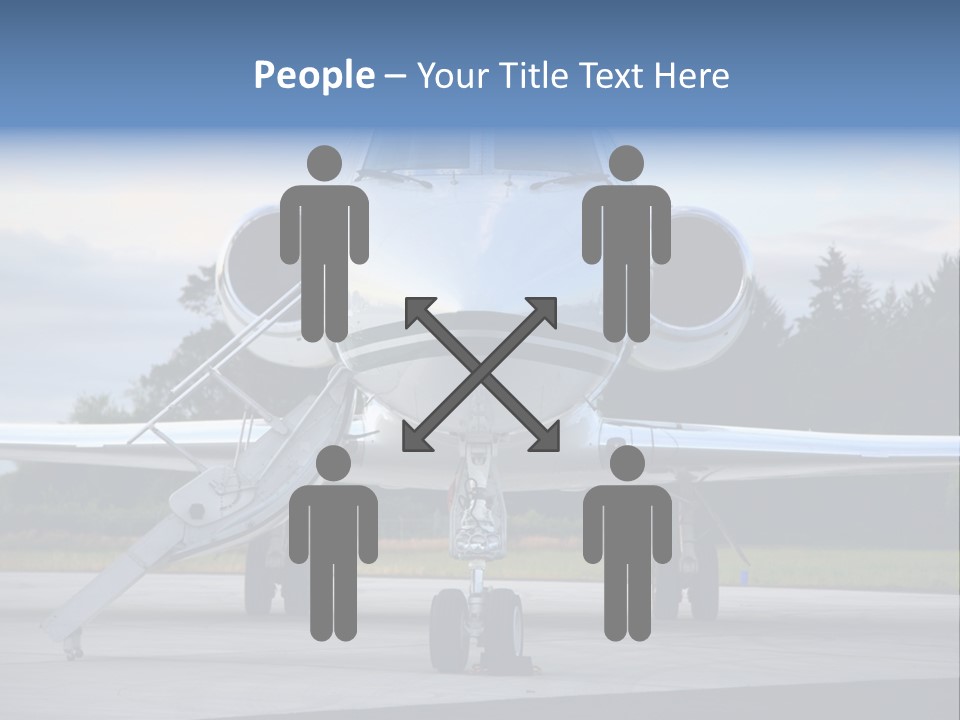 Private Jet PowerPoint Template