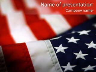 American Flag PowerPoint Template