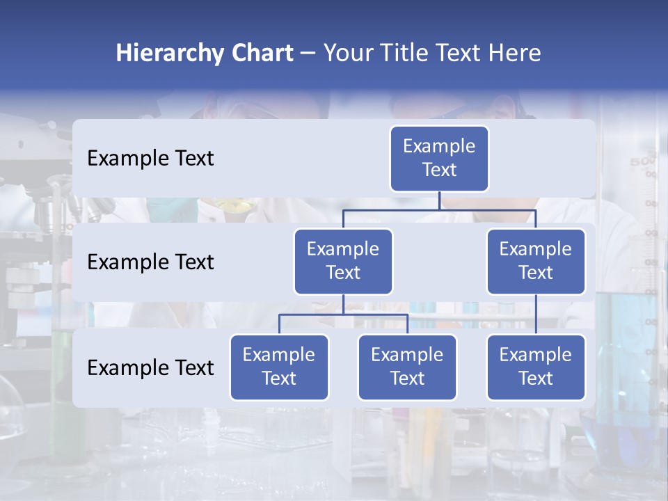 Of Scientists Working At The Laboratory PowerPoint Template