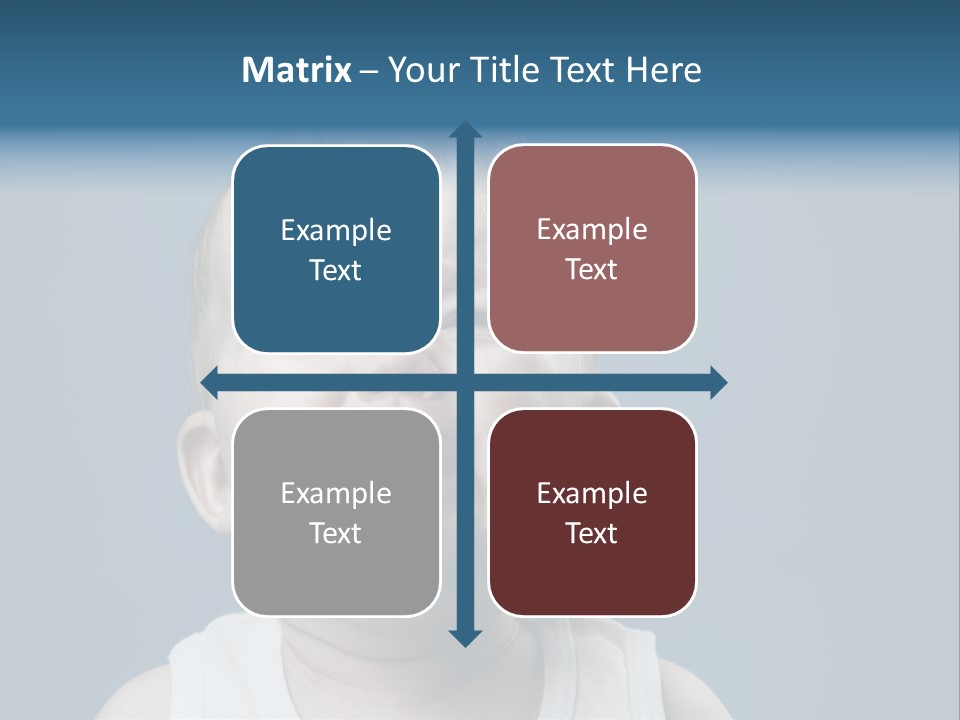 Photo Of Nine Month Baby Crying, Isolated PowerPoint Template