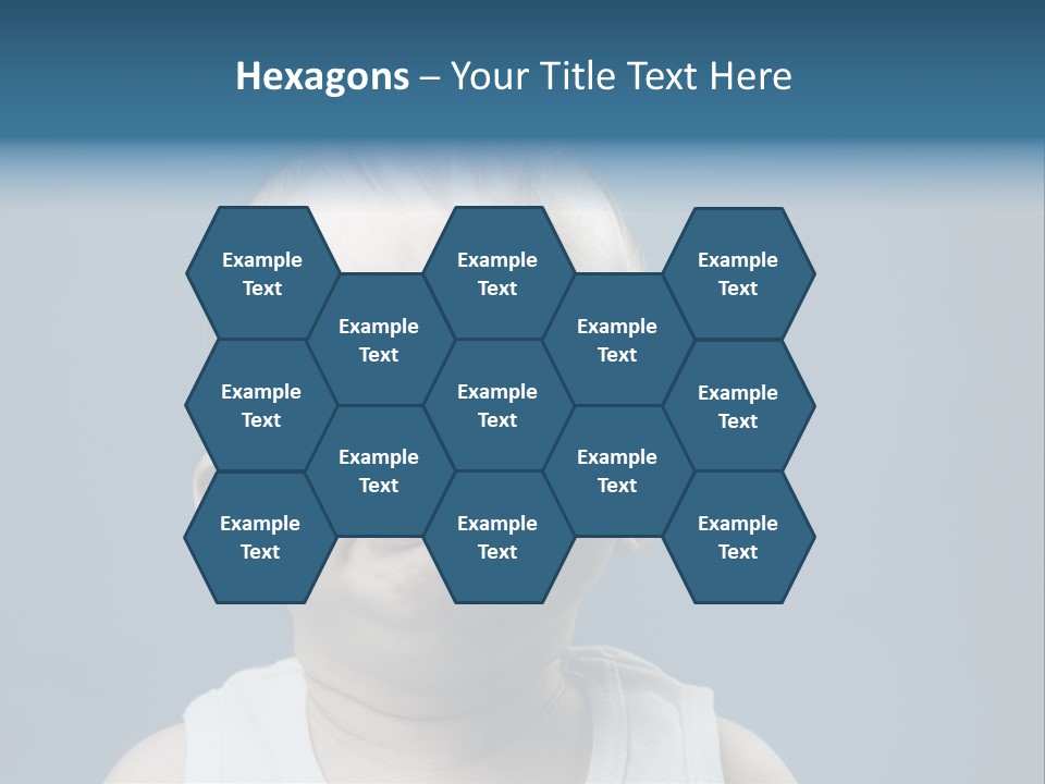 Photo Of Nine Month Baby Crying, Isolated PowerPoint Template