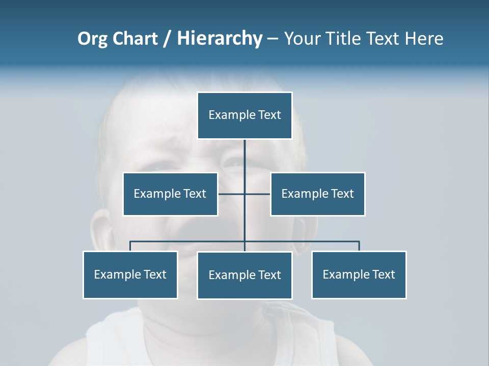 Photo Of Nine Month Baby Crying, Isolated PowerPoint Template