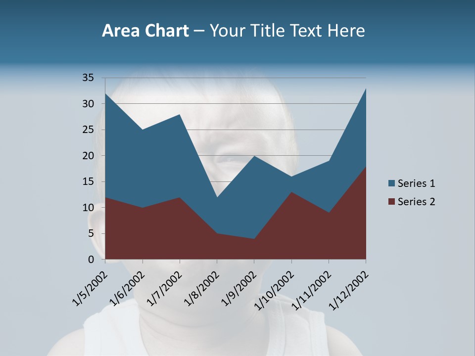 Photo Of Nine Month Baby Crying, Isolated PowerPoint Template