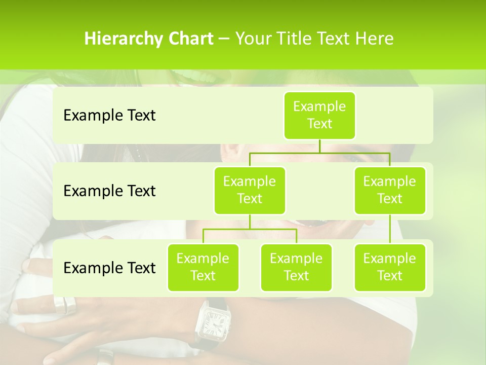 Happy Couple Smiling Outdoors PowerPoint Template