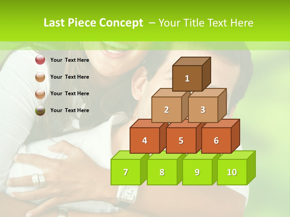 Happy Couple Smiling Outdoors PowerPoint Template