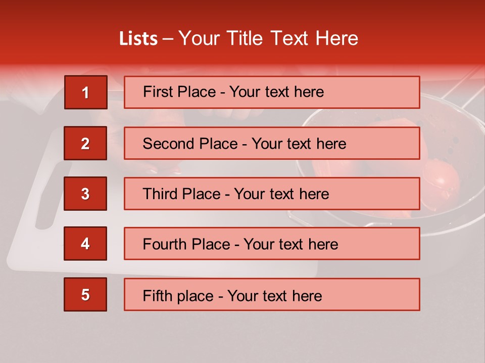 Chef Is Peeling Boiled Tomatos PowerPoint Template