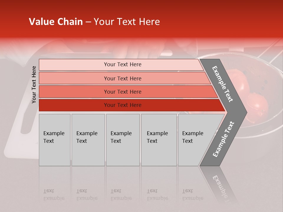 Chef Is Peeling Boiled Tomatos PowerPoint Template