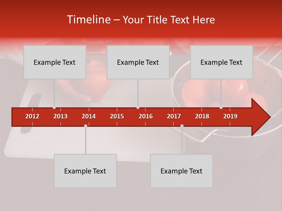 Chef Is Peeling Boiled Tomatos PowerPoint Template