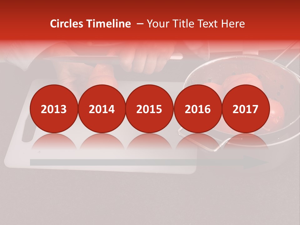 Chef Is Peeling Boiled Tomatos PowerPoint Template